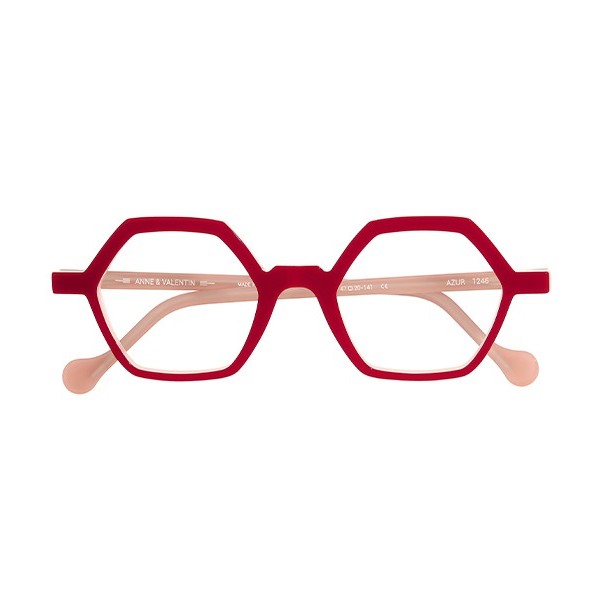 Lunettes de vue femme ANNE & VALENTIN AZUR 1246 – Valenciennes