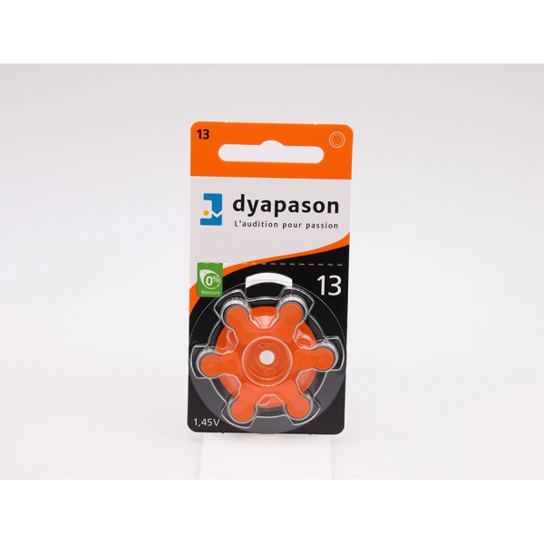 Piles DYAPASON 13 X6 PILES DYAPASON RAYOVAC X6 (DYA) – Valenciennes