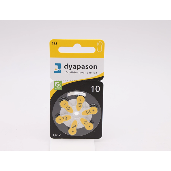 Piles DYAPASON 10 X6 RAYOVAC X6 (DYA) – Valenciennes