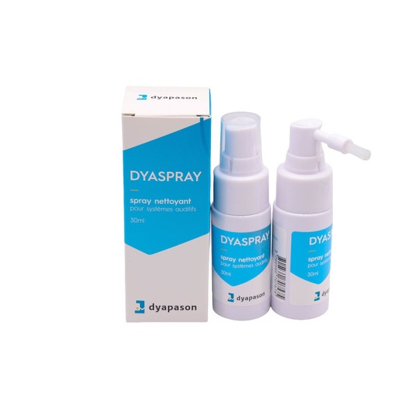 Produit d’entretien auditif SPRAY NETTOYANT DYASPRAY 30ML N21 DYAPASON AUDITION SUIN – Valenciennes
