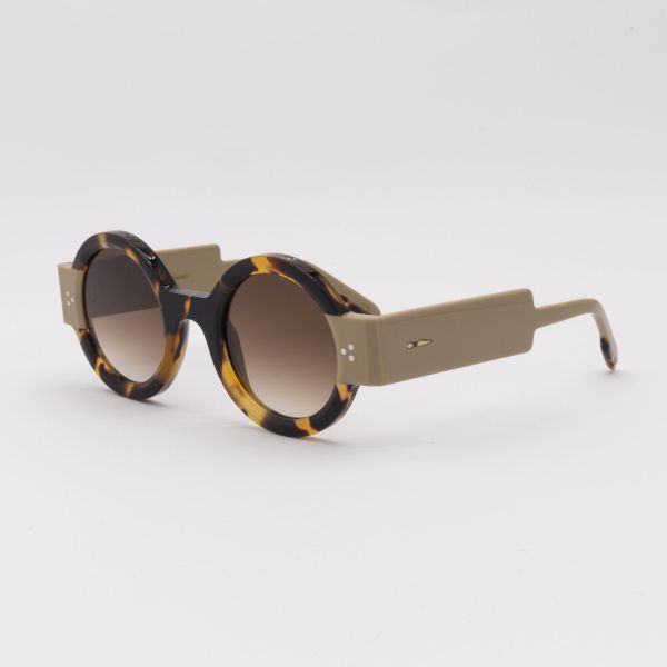 Des solaires féminines au caractère affirmé Lunettes de soleil femme écaille aux formes rondes et design contemporain chez Optique Audition Suin Valenciennes