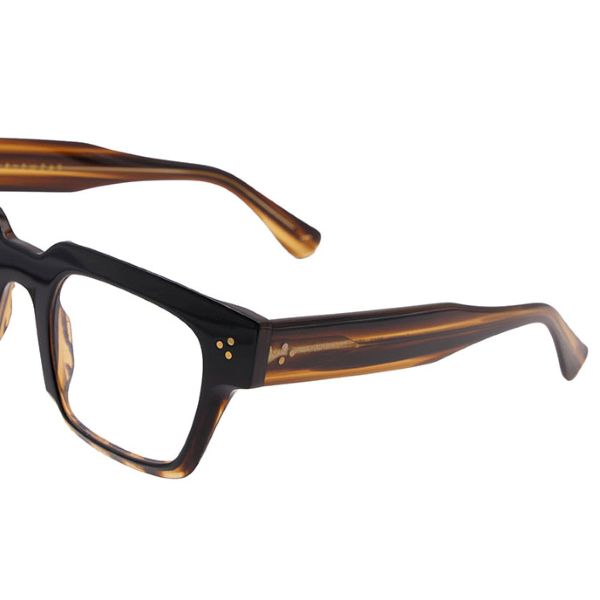 Lunettes Talla Eyewear écaille noire et marron au style masculin chez Optique Audition Suin Valenciennes