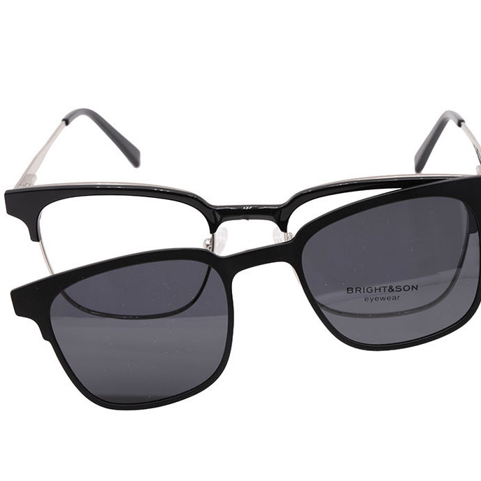 Bright & Son : la praticité du clip solaire au quotidien Lunettes Bright & Son avec clip solaire aimanté chez Optique Audition Suin Valenciennes