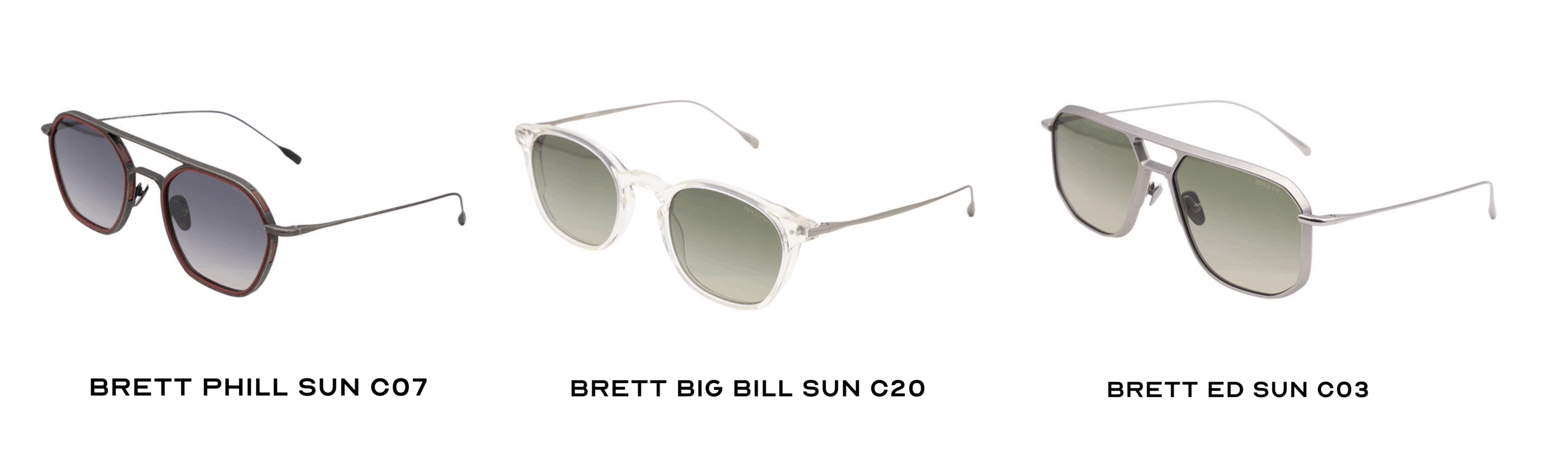 Lunettes de soleil Brett pour homme, inspiration automobile, sélection Optique Audition Suin Valenciennes