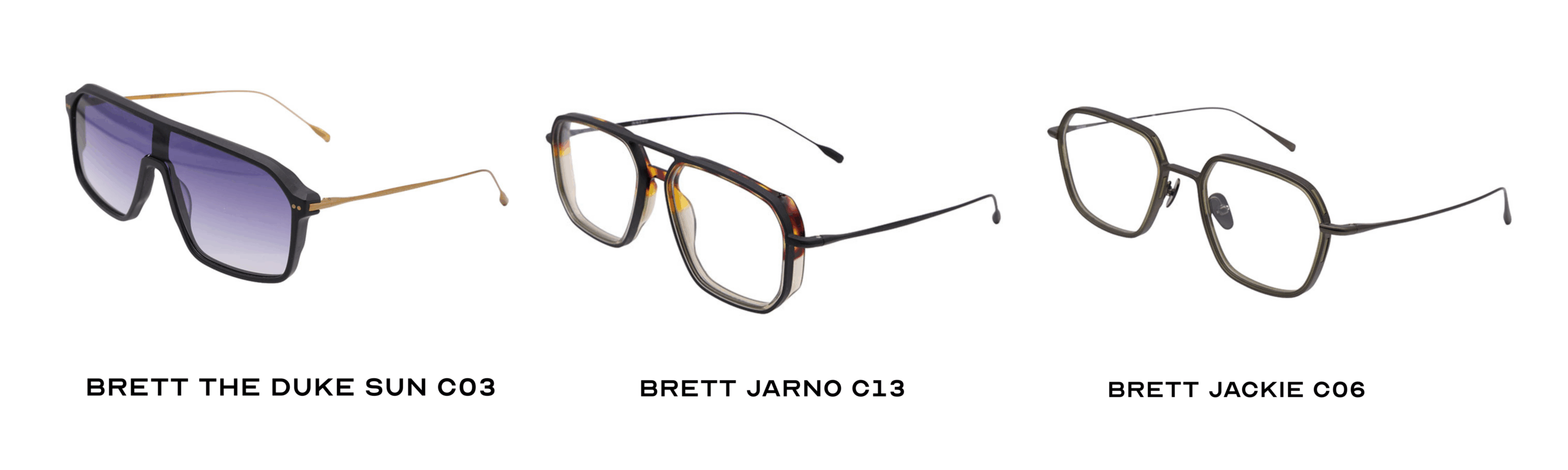 Lunettes Brett homme optiques et solaires, design masculin inspiration automobile, Optique Audition Suin Valenciennes