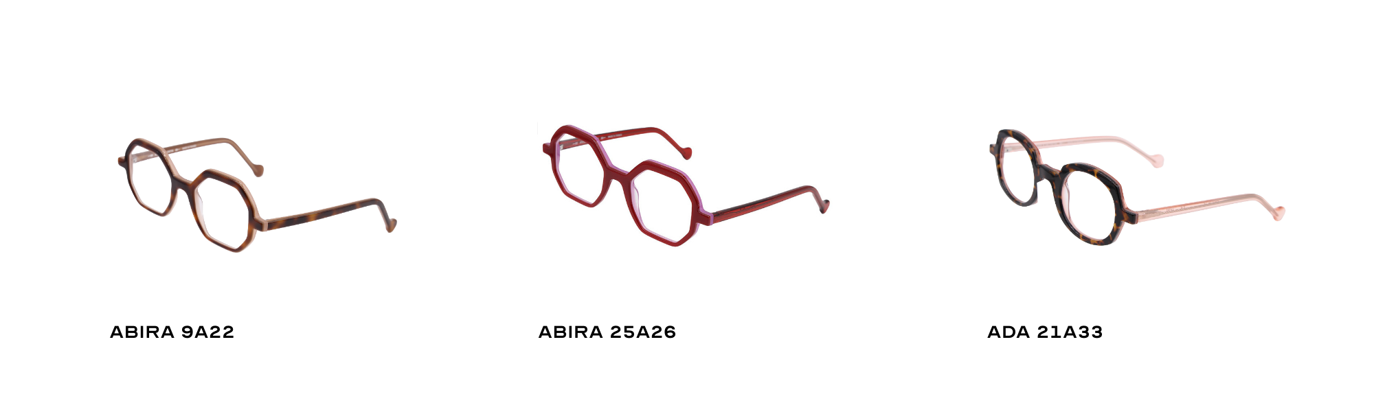 Sélection de lunettes Anne et Valentin ABIRA et ADA – montures créateur disponibles à Valenciennes
