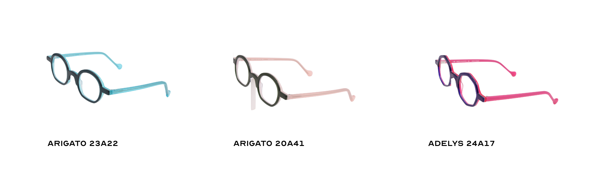 Sélection de lunettes Anne et Valentin ARIGATO et ADELYS – montures créateur disponibles à Valenciennes