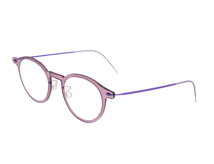 Lunettes de vue LINDBERG NOW 6658 c19 vue de profil monture légère design danois – Optique Audition Suin Valenciennes
