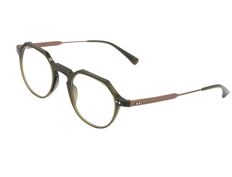 Lunettes de vue Talla BELVEDERE 9102 vert et bronze pour homme chez Optique Audition Suin Valenciennes